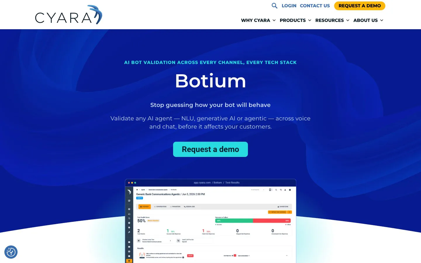 Cyara AI Agent Management Software