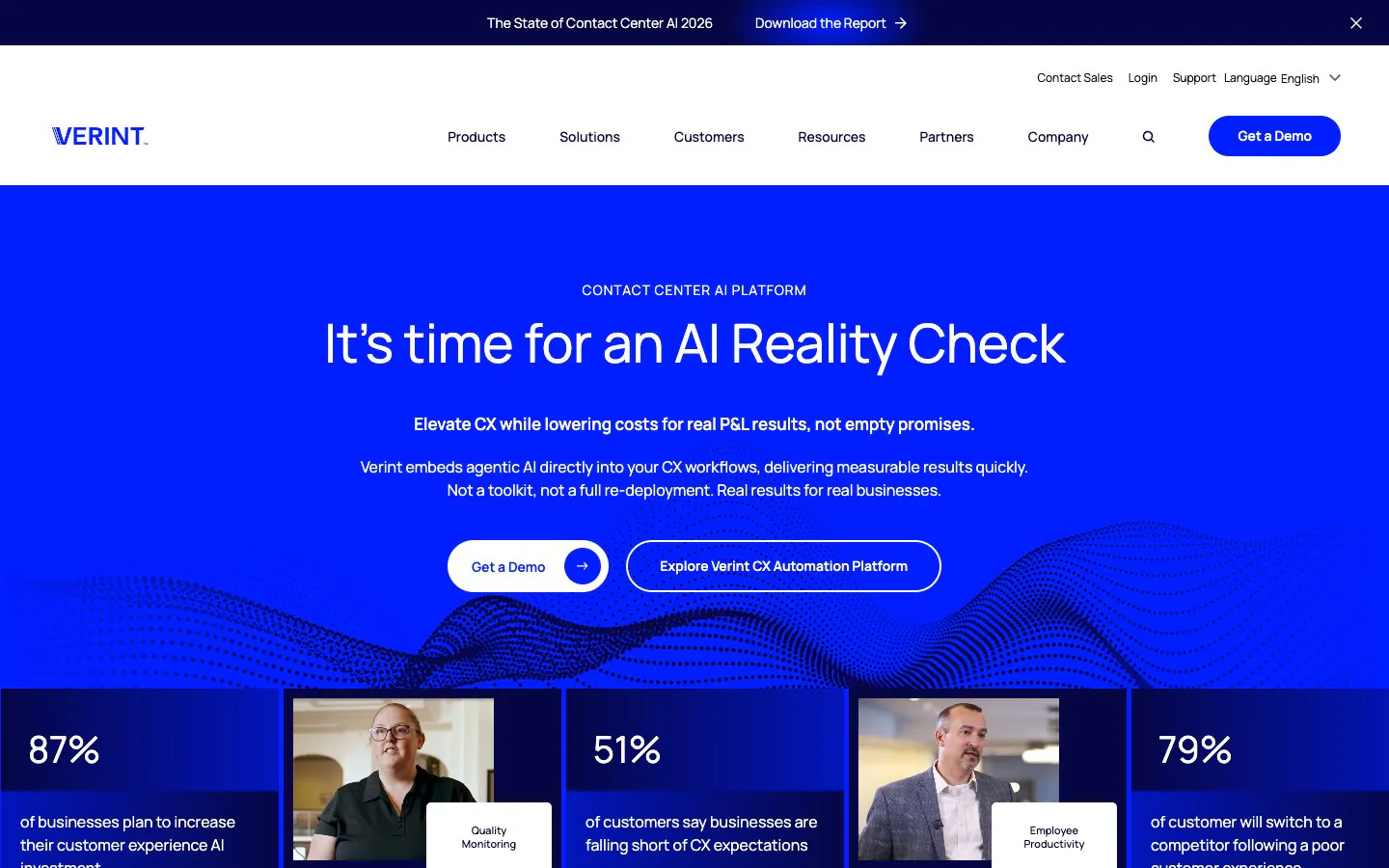 Verint AI-Powered Call Center Coaching Software