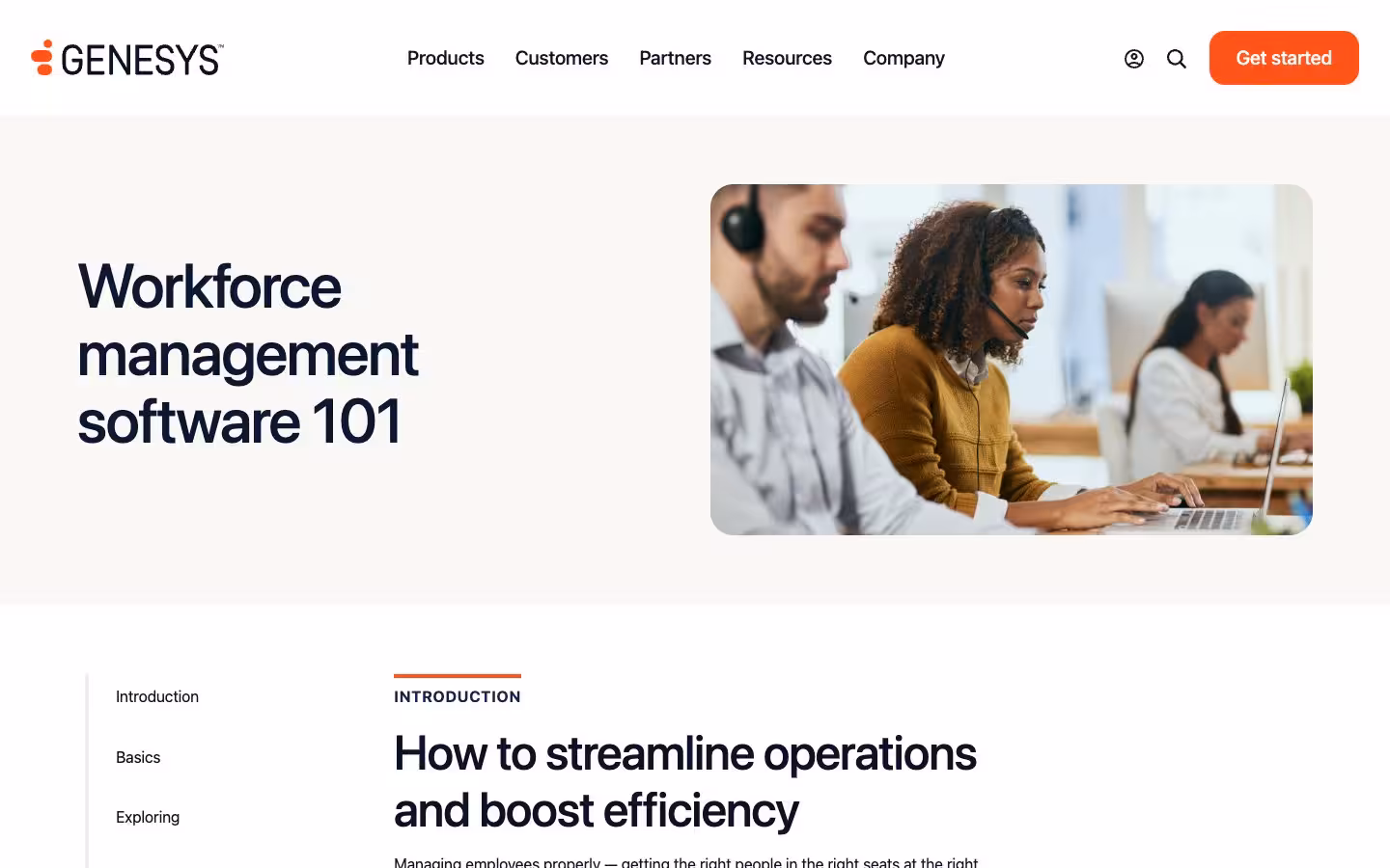 Genesys Cloud Call Center Workforce Management Software
