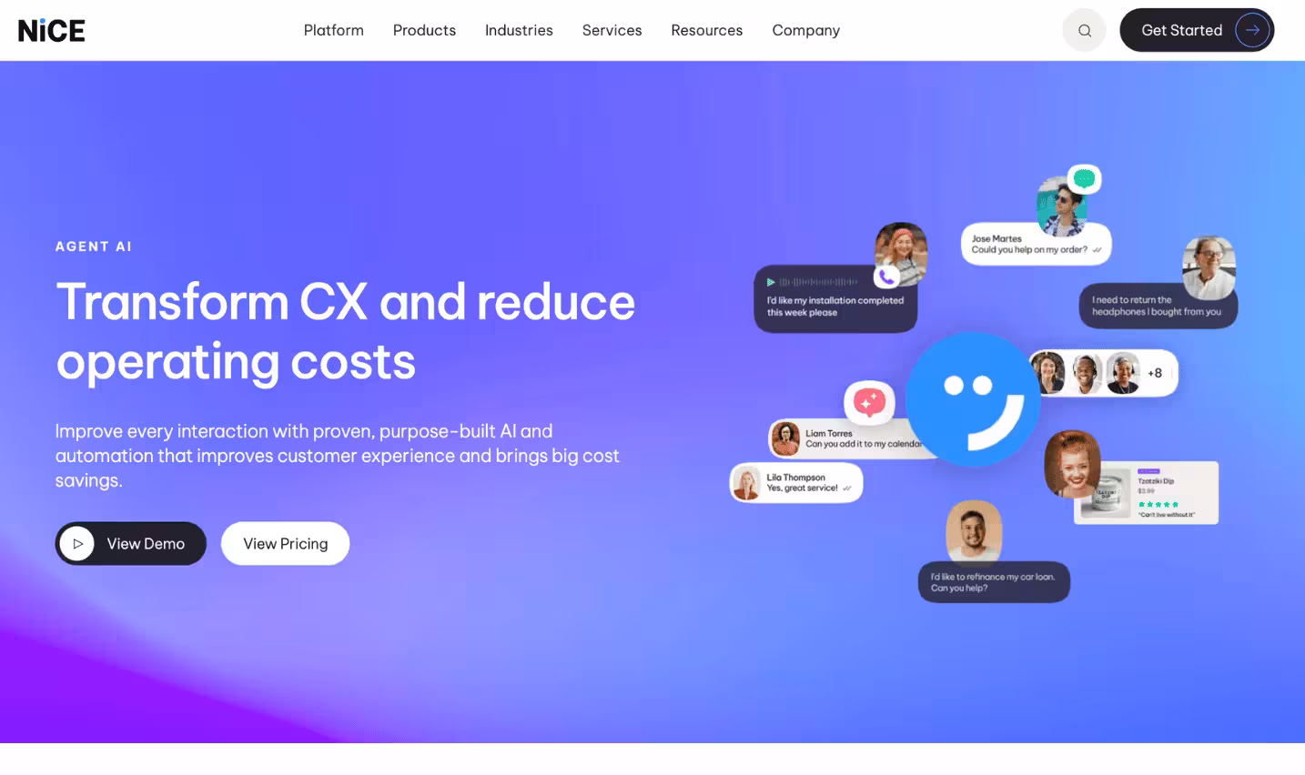 NICE CXone Contact Center AI Software