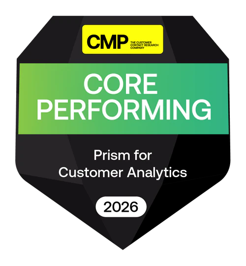 Core Performing Customer Analytics provider in the CMP Research Prism, 2026